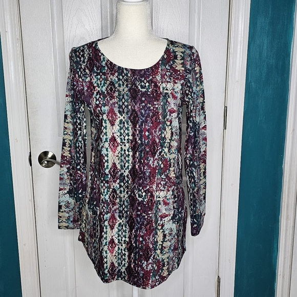 J. Jill Tunic Top XS Fig Teal - Picture 1 of 13